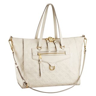 Louis Vuitton monogram empreinte leather Lumineuse PM M93411(neige)
