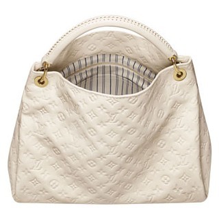 Louis Vuitton monogram empreinte leather Artsy MM M93449(neige)
