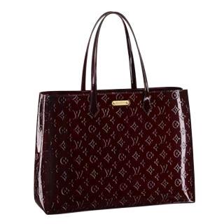 Louis Vuitton replica monogram vernis Wilshire GM M91649(amarante)
