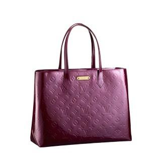 Louis Vuitton replica monogram vernis Wilshire MM M91646(rouge fauviste)