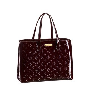 Louis Vuitton replica monogram vernis Wilshire MM M91645(amarante)