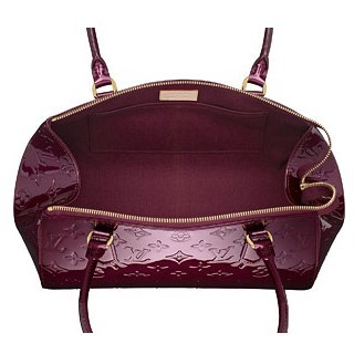 Louis Vuitton replica monogram vernis sherwood PM M91492 (rouge fauviste)