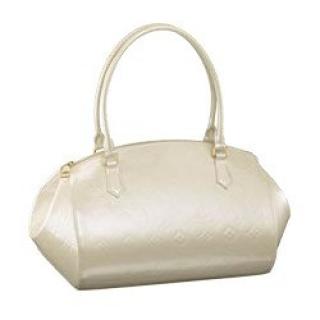 Louis Vuitton replica monogram vernis sherwood GM M91487 (blanc corail)