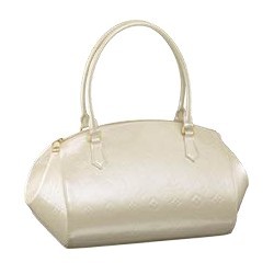 Louis Vuitton replica monogram vernis sherwood GM M91487 (blanc corail)