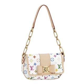 Louis Vuitton replica monogram multicolore Patti M40305 (blanc)