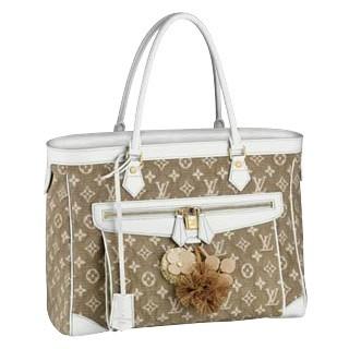 Louis Vuitton replica cruise 2011 cabas gm monogram sabbia M93793 (blanc)