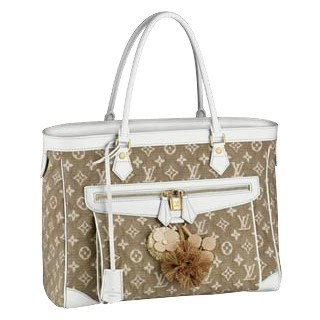 Louis Vuitton replica cruise 2011 cabas gm monogram sabbia M93793 (blanc)