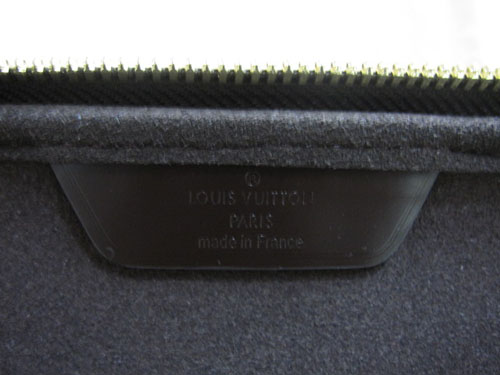 Louis Vuitton replica Damier Ebene canvas laptop sleeve 15