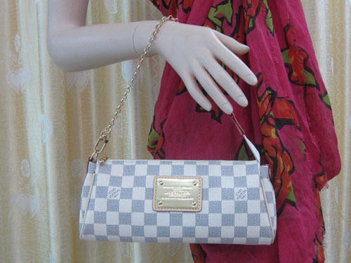 Louis Vuitton replica damier azur canvas eva clutch N55214
