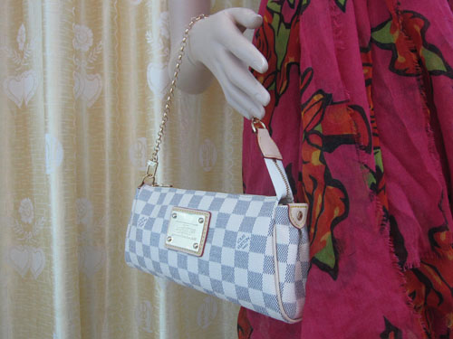 Louis Vuitton replica damier azur canvas eva clutch N55214