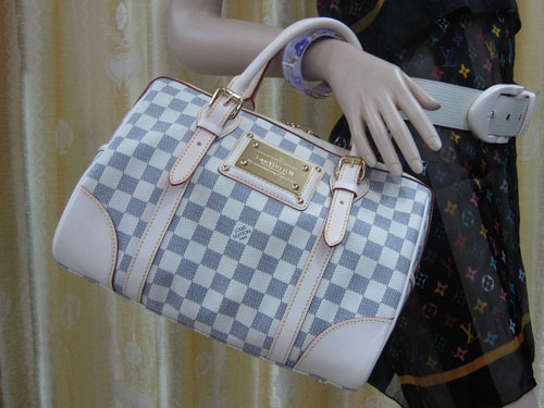 Louis Vuitton replica damier azur canvas Top handles berkeley N52001