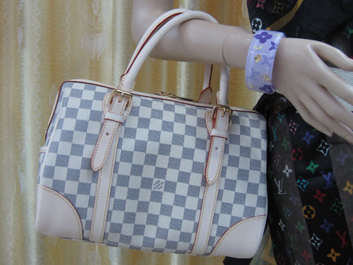 Louis Vuitton replica damier azur canvas Top handles berkeley N52001