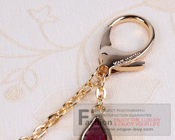 Louis Vuitton replica Mosaique bag charm M66258S (gold)