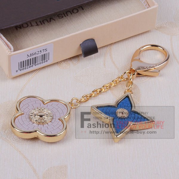 Louis Vuitton replica Mosaique bag charm M66257S (gold)