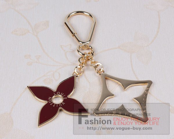 Louis Vuitton replica Puzzle key ring and bag charm M66184F (red)