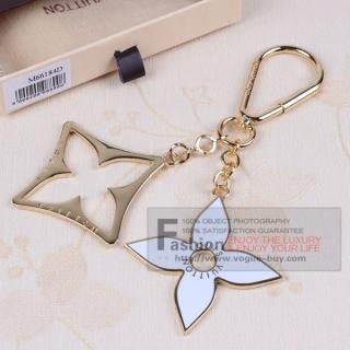 Louis Vuitton replica Puzzle key ring and bag charm M66184D (white)