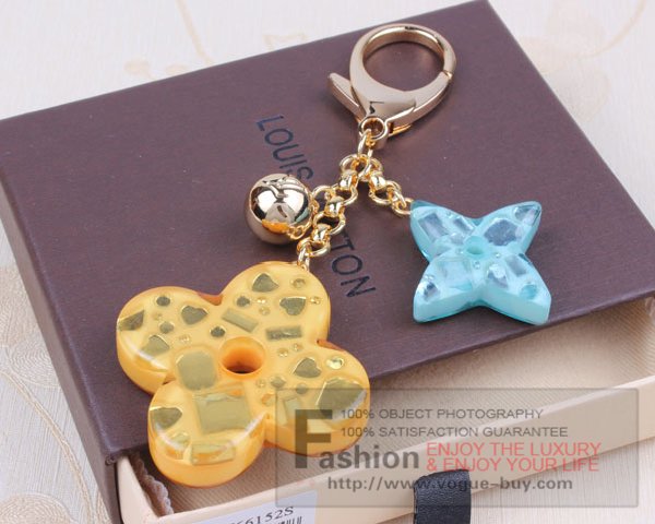 Louis Vuitton replica Glam Flower bag charm M66152S (yellow)