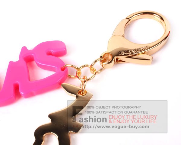 Louis Vuitton replica graffiti bag charms M65768 (fuchsia)