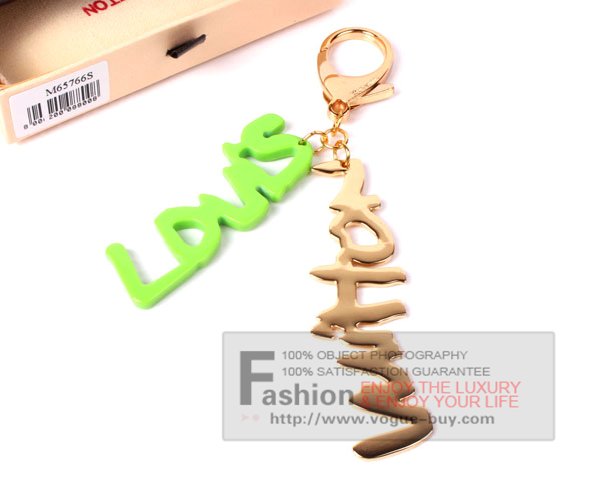Louis Vuitton replica graffiti bag charms M65766 (green)