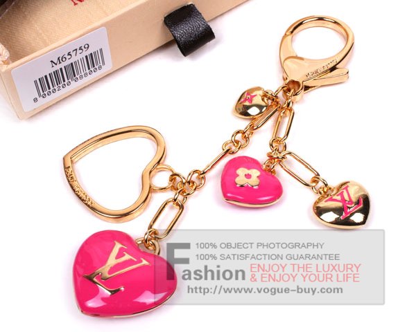 Louis Vuitton replica Coeurs Bag Charm M65759 (fuchsia)