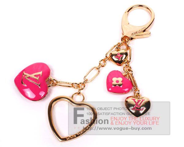 Louis Vuitton replica Coeurs Bag Charm M65759 (fuchsia)
