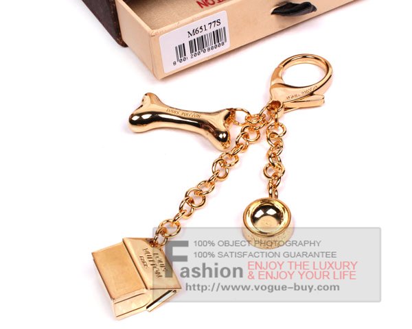 Louis Vuitton replica Dog Bag Charm M65177S (gold)