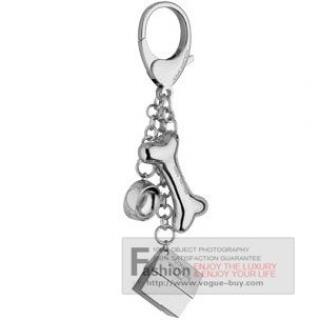 Louis Vuitton replica Dog Bag Charm M65177D (silver)