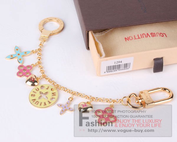 Louis Vuitton replica looping chain key ring M66005 (yellow)