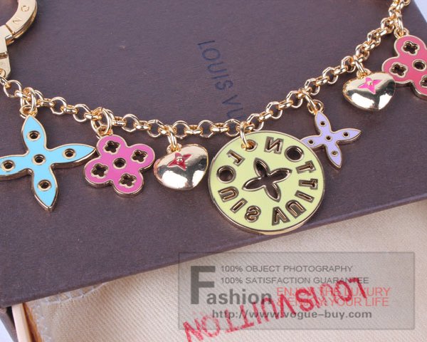 Louis Vuitton replica looping chain key ring M66005 (yellow)