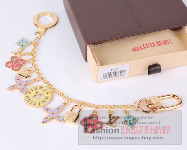 Louis Vuitton replica looping chain key ring M66005 GM (pink)