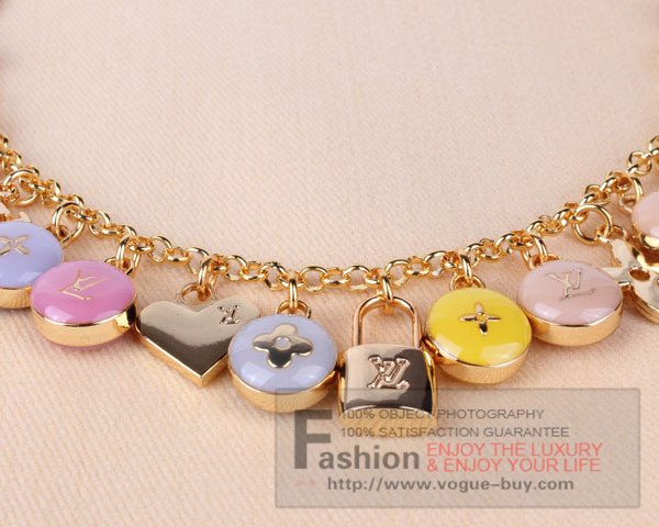 Louis Vuitton replica pastilles chains key ring and bag charm M65645 (pink)