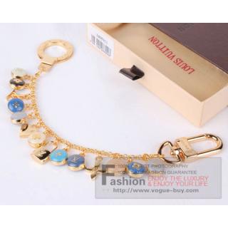 Louis Vuitton replica pastilles chains key ring and bag charm M65911 (blue)