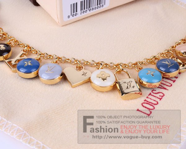 Louis Vuitton replica pastilles chains key ring and bag charm M65911 (blue)