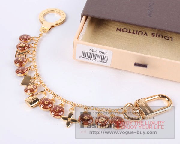 Louis Vuitton replica pastilles chains key ring and bag charm M60000F