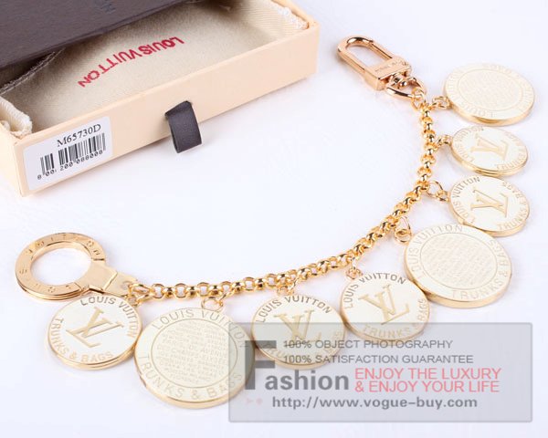 Louis Vuitton replica Globe Charm Chains Key Ring M65730D