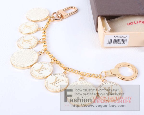 Louis Vuitton replica Globe Charm Chains Key Ring M65730D