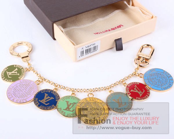 Louis Vuitton replica Globe Charm Chains Key Ring M65730