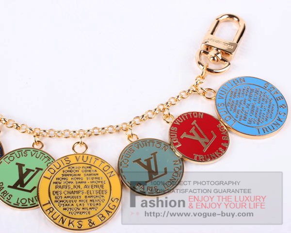 Louis Vuitton replica Globe Charm Chains Key Ring M65730