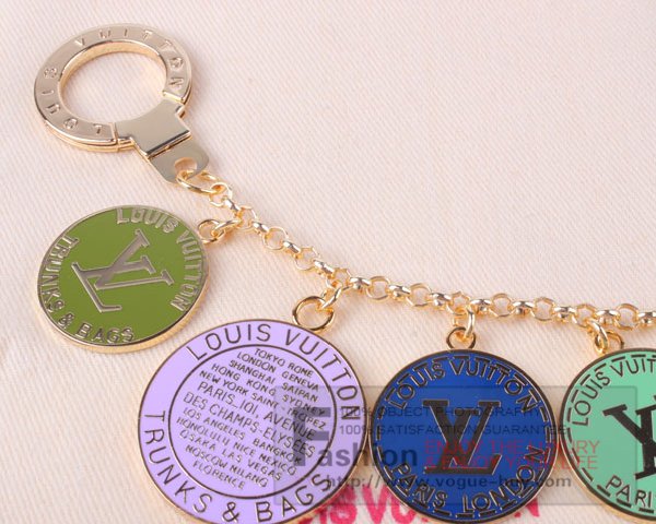 Louis Vuitton replica Globe Charm Chains Key Ring M65730