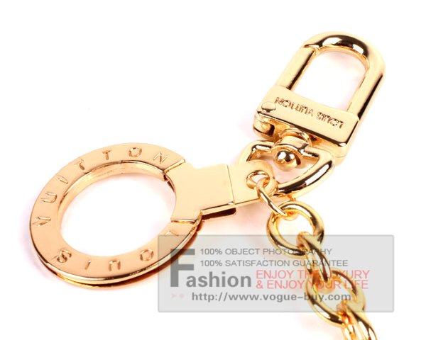 Louis Vuitton replica Initials key holder M65995S (gold)