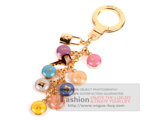 Louis Vuitton replica pastilles key ring M65646 (pink)