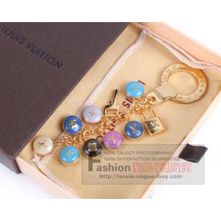 Louis Vuitton replica pastilles key ring M65910 (blue)