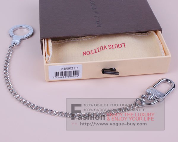 Louis Vuitton replica ring key chain M58035 (silver)
