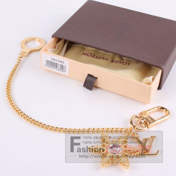 Louis Vuitton replica ring key chain M61008S (gold)
