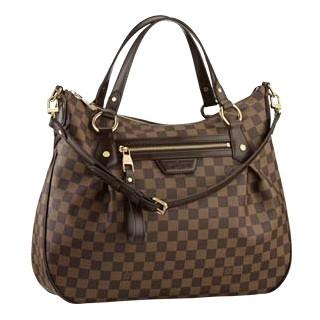 Louis Vuitton replica damier ebene canvas evora MM N41131