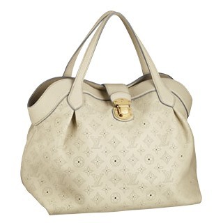 Louis Vuitton replica mahina leather cirrus MM M93078 (ivoire)