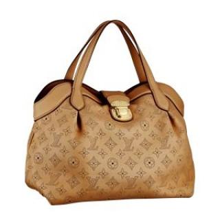 Louis Vuitton replica mahina leather cirrus PM M93090(safran)