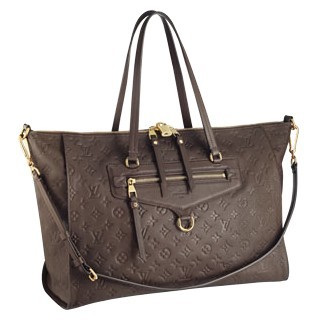 Louis Vuitton monogram empreinte leather Lumineuse GM M93419(ombre)