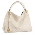 Louis Vuitton monogram empreinte leather Artsy MM M93449(neige)