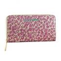 Louis Vuitton replica monogram vernis zippy wallet leopard M91476(blanc corail)